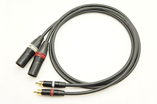 【オーダー出品】Mogami 2549 黒 2m, 5m, 計2本 ITTXLR Amazon | MOGAMI 2549 XLR(オス)→RCA 2本ペアケーブル (0.5m
